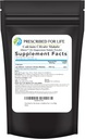 Citrate de calcium prescrit pour la vie Malate, poudre de calcium végétalien pur, formule d'absorption facile, sans OGM, sans fil et sans additif (340g)
