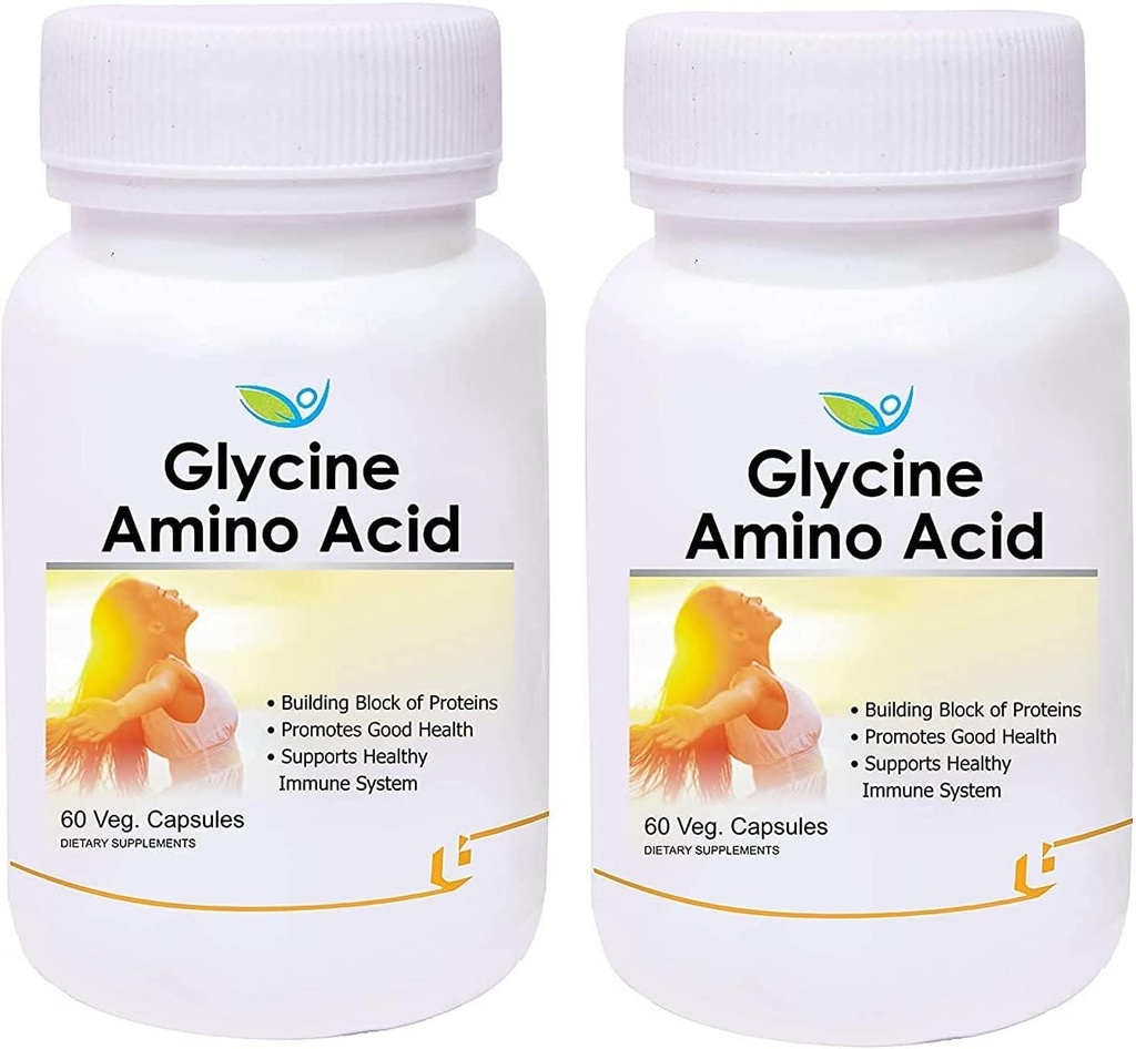 BETT Biotrex Glycine Amino Acid - 60 gélules - Boîte de 2, favorise une bonne santé