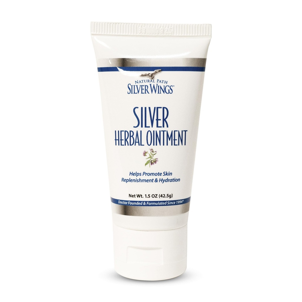 Path naturel Silver Ailes 250ppm Argent Onguent à base de plantes - soin de la peau nourrissant et hydratant 1,50oz