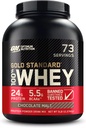 Optimum Nutrition Or Standard 100% poudre de protéines de lactosérum, malt de chocolat, 5 livres (paquetage mai Vary)
