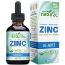 Supplément de gouttes de zinc liquide organique avec picolinate chélaté et bisglycinate, végétalien