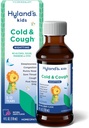 Hyland's Kids Cold and Cough, Nighttime Grain Flavor Cough Sirop Medicine for Kids Ages 2 and up, Cognestant, Mal de gorge et soulagement sans sommeil des symptômes du froid, 4 Fl Oz