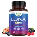 Enfants LUNA #1 Comprimés d'aide au sommeil pour les enfants de 4 ans et plus et les adultes sensibles. Ingrédients d'origine naturelle. 60 x Pilules à croquer.