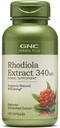 GNC Herbal Plus Rhodiola Extract 340mg, 100 Capsules, soutient le bien-être naturel