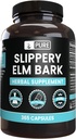 Pure Original Ingredients Slippery Elm Bark (365 Capsules) No Magnesium Or Rice Fillers, Always Pure, Lab Verified