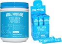 Protéines vitales Collagène Peptides Poudre non aromatisée 19,3 OZ + 20 Count Stick Pack