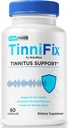 Capsules Tinnifix - Formule avancée de soutien auditif, pilules Tinnifix pour maintenir l'ouïe saine, tous les Tinnifix naturels pour la santé de l'oreille complète, examen officiel Tinni Fix (60 capsules)