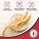 Dairyland American Ginseng Slices - 4 oz Pack Wisconsin Ginseng Slices – Certifié quelque chose de spécial du Wisconsin - non-OGM, sans gluten racine coupée - supplément à base de plantes dans soupe, thé, congee