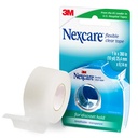 Nexcare Ruban transparent souple, imperméable Ruban médical transparent, sécurise les habillages et le tube de cathéter - 1 en x 10 Yds, 1 rouleau de ruban