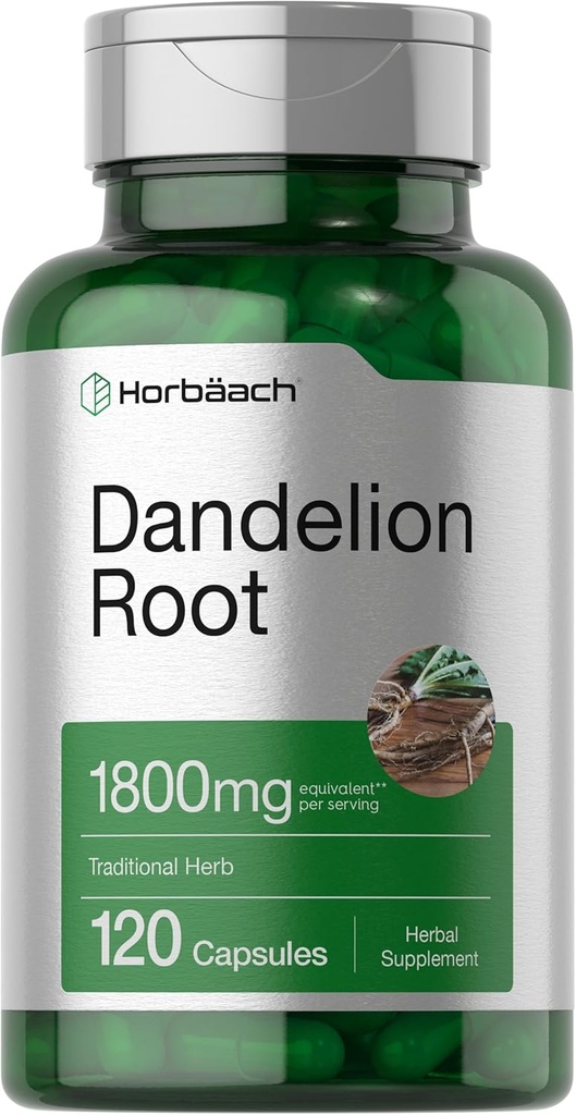 Horbäach Supplément à la racine de dandelion 1800mg