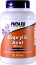 Maintenant aliments acide caprylique 600mg, 100 softgels - (paquet de 2)