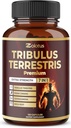 Supplément Tribulus Terrestris pour les hommes et les femmes, 5 mois avec Ashwagandha, Panax Ginseng, Saw Palmetto, Maca, Shilajit, 150 comtes