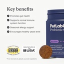 PetLab Co. - Gut & Ear Health Bundle: Probiotiques pour chiens, soutien Gut Health et allergies saisonnières, et nettoyant d'oreille pour chiens, soutien de la levure et des canaux d'oreille sains - Formules faciles à utiliser