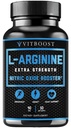 Extra Strength L Arginine Capsule 1500mg - Suppléments d'oxyde nitrique pour l'endurance, le muscle, la vasculaire et l'énergie - Powerful NO Booster avec L-Arginine, L-Citrulline et acides aminés essentiels