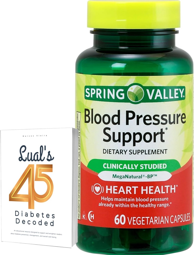 Spring Valley Blood Pressure Support, 60 Capsules. comprend:
