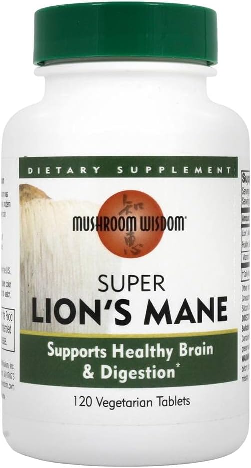 Produits Maitake, Sagesse de Champignon Super Lion - 120 vcaps