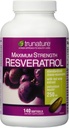 TruNature Resveratrol Plus Standardisé Trans-Resveratrol 250 Milligramme, 140 Capsules végétariennes