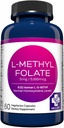 MD Life L-méthylfolate 5 mg Supplément - Supplément de méthylfolate actif de catégorie professionnelle - 60 capsules - L-méthylfolate 5 mg - Potence maximale MTHFR W/acides aminés essentiels