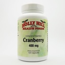 Holly Hill Health Foods, Cran-Max concentré Cranberry 400 MG, 120 capsules