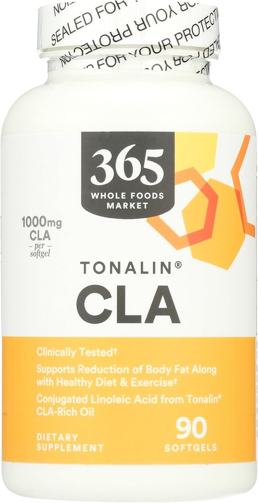365 par Marché des aliments entiers, CLA (Tonaline) 1300mg, 90 ct