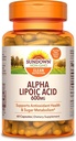 Sundown Naturals Super Alpha Acide lipoïque 600 mg Capsules