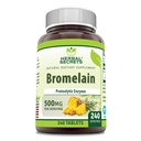 Secrets à base de plantes Bromelain Supplément 500 Mg Comprimés Supplément "Non-GMO" Sans gluten" Fabriqué aux États-Unis (240 Nombre)