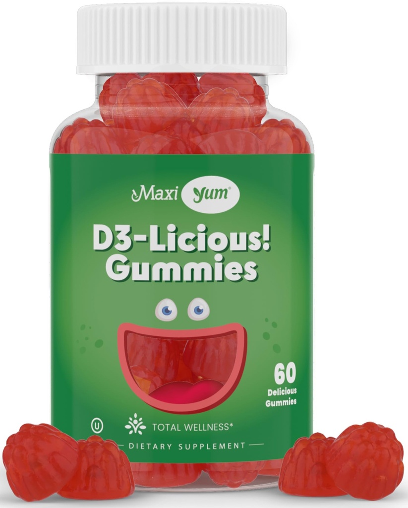 Santé Maxi Gommies de vitamine D (60 Gommies)