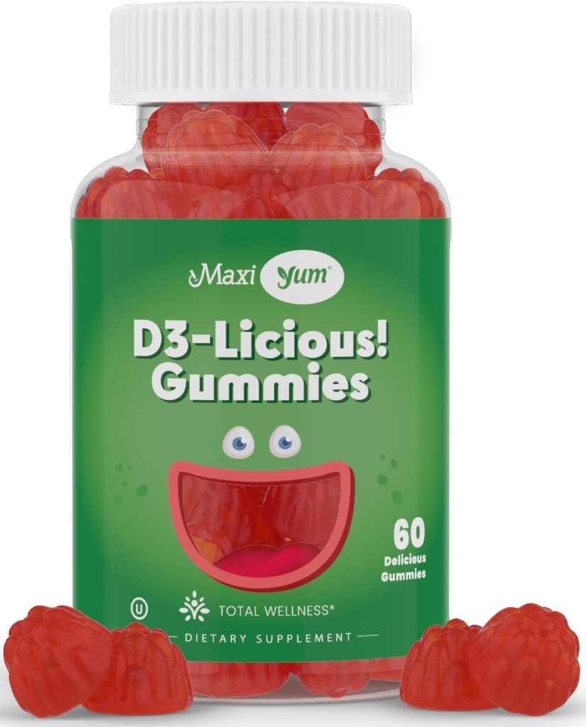 Santé Maxi Gommies de vitamine D (60 Gommies)