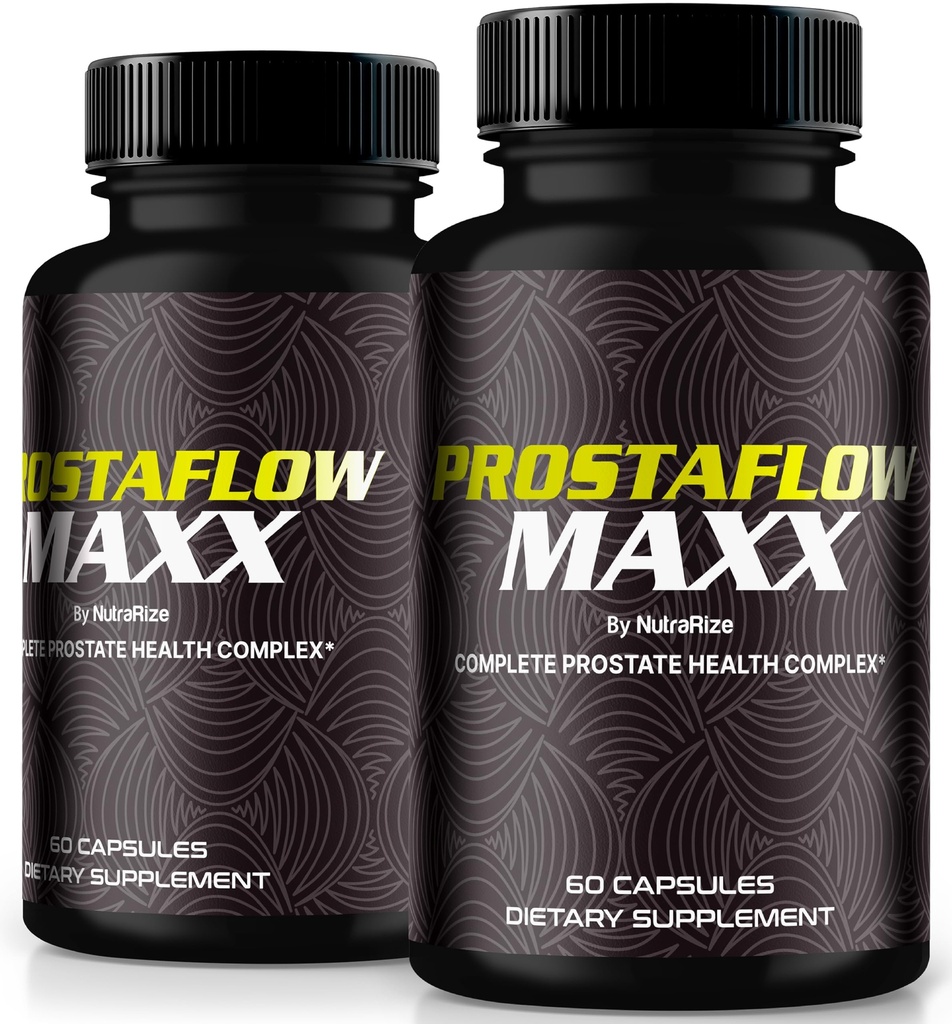 (2 Pack) ProstaFlow Maxx Capsules, ProstaFlow Max Prostate Support Supplement, All-Natural Supplement for Control, Advanced Pills for Energy, Prosta Flow Maxx Reviews (120 Capsules)
