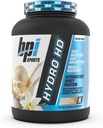 BPI Sports Hydro HD - 100% hydrolysé poudre de protéines de lactosérum - croissance musculaire, récupération, 25g de protéines hydrolysées, faible teneur en glucides, faible teneur en sucre, absorption rapide (68 portions, crème glacée de vanille)