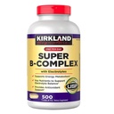 Kirkland Signature Super B-Complex avec électrolytes, 500 comprimés (2 pack)
