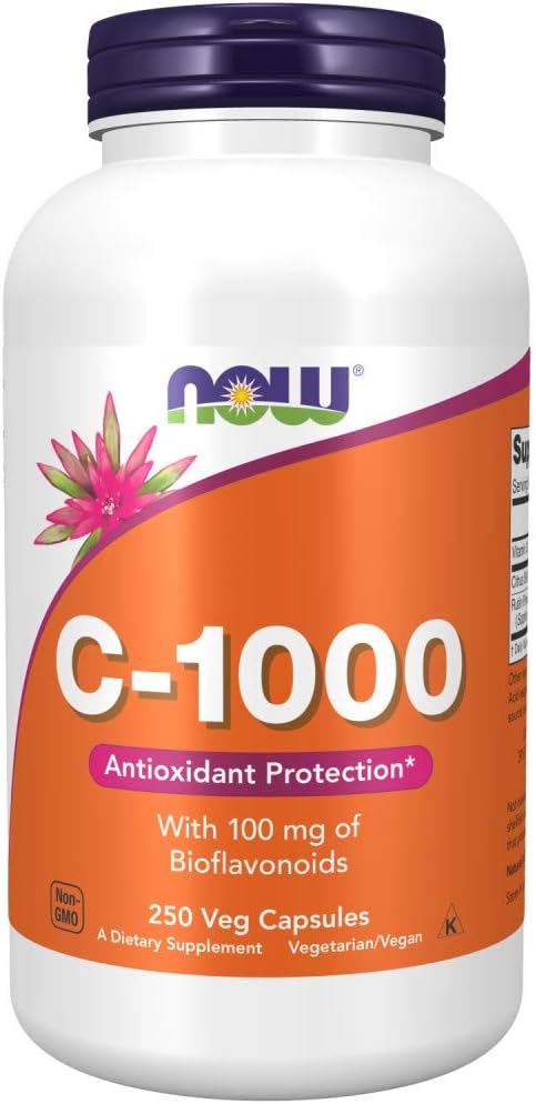 Suppléments, vitamine C-1 000 avec 100 mg de bioflavonoïdes, protection antioxydante*, 250 gélules (paquet de 2)