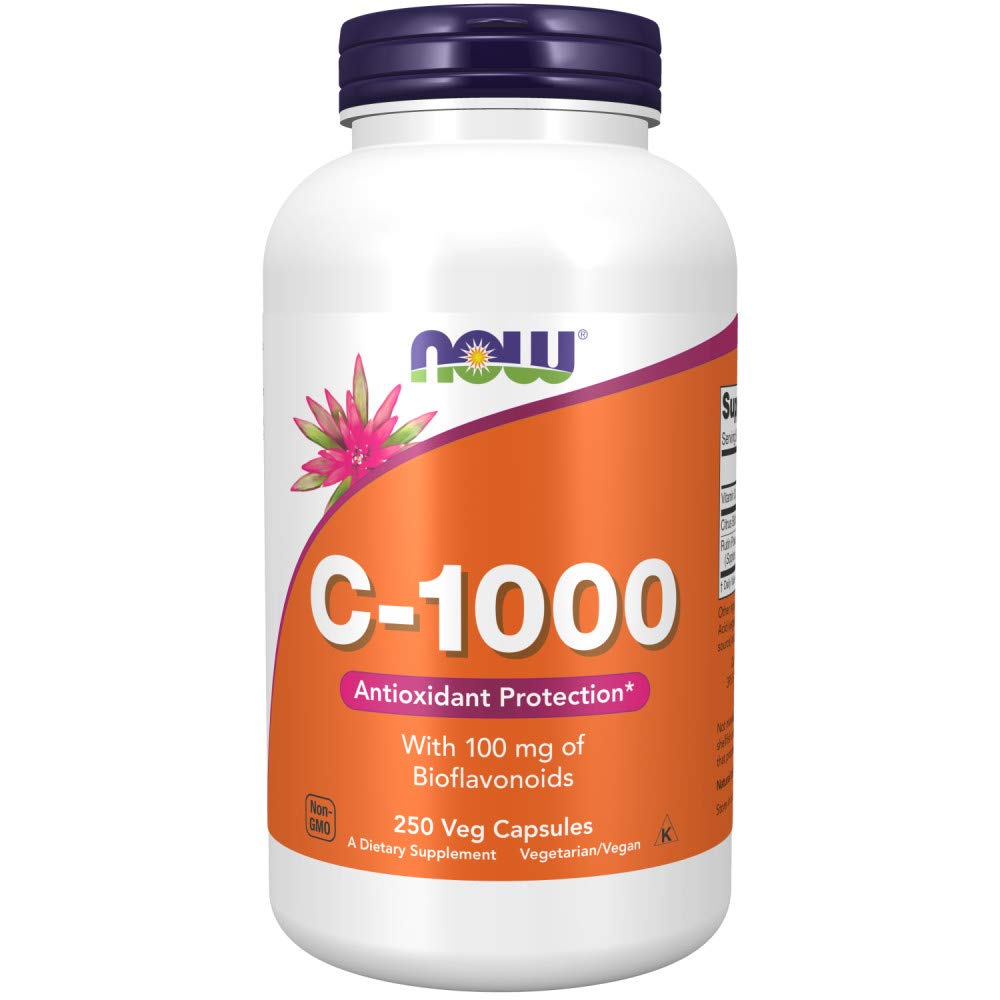 Suppléments, vitamine C-1 000 avec 100 mg de bioflavonoïdes, protection antioxydante*, 250 gélules (paquet de 2)
