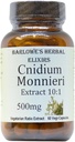 Barlowe's Herbal Elixirs Cnidium Monnieri Supplement de 10:1 Extrait de 500mg Par Capsule de 60 Capsules végétaliennes sans stéarate, sans gluten, formule pure dans des bouteilles de verre