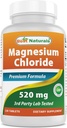 Meilleures naturelles Chlorure de magnésium 520 mg 120 comprimés