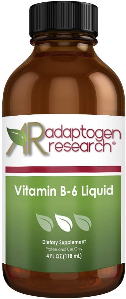 Vitamine B6 Liquid 50mg avec Magnésium + zinc Recherche sur les Adaptogènes