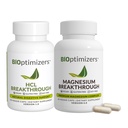 BiOptimizers - Ensemble de compléments au Magnésium Breakthrough (60 capsules) et HCL Breakthrough (90 capsules)