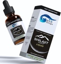 Pure Shilajit Resin Liquid,Authentique,Natural, pour le nettoyage de détox Immune Support Brain Booster et l'énergie Contient des minéraux traces d'acide fulvic.