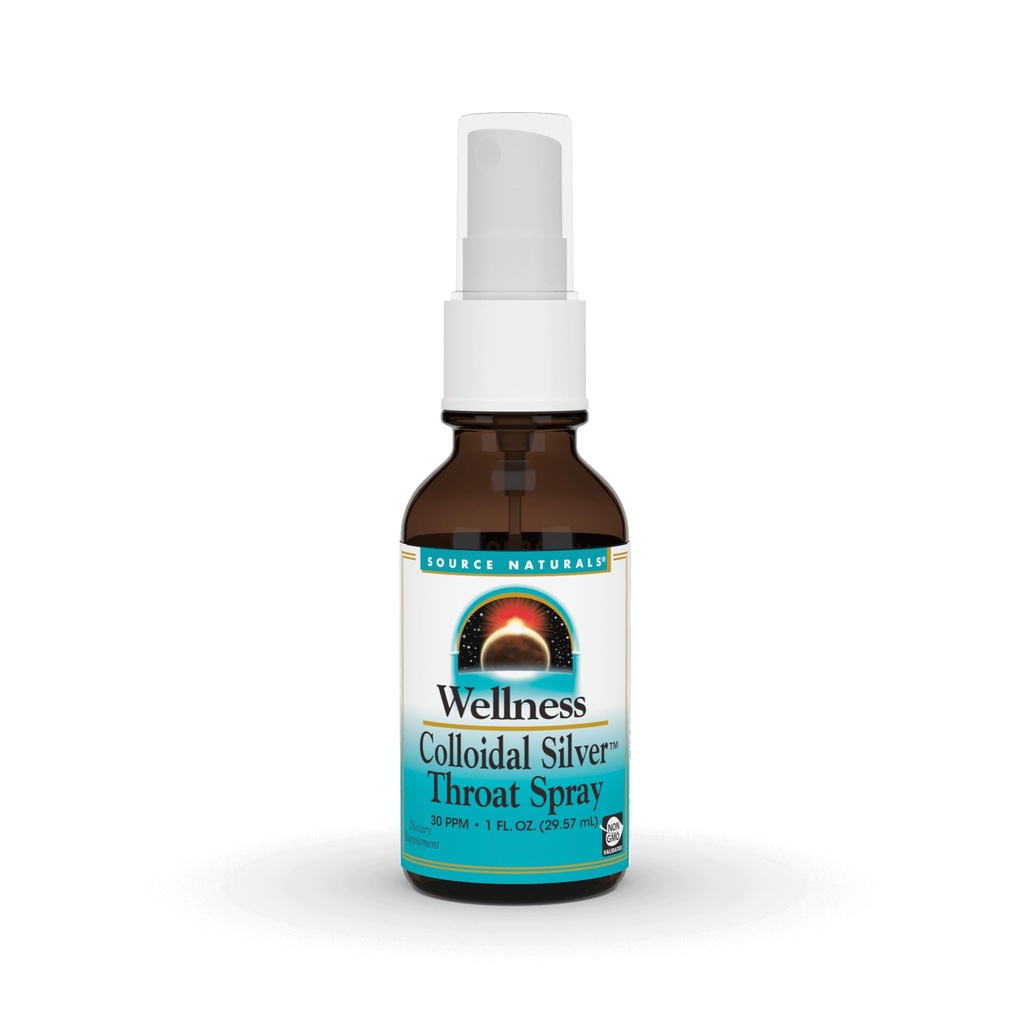 Source Naturals Wellness Colloidal Silver, 1 Fluid oz