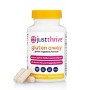 Juste Thrive Gluten loin - 30 portions Enzymes digestives + Soutien probiotique pour la défense du gluten - Vegan, supplément de santé Gut