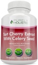 Capsules d'extrait de tart cerise 1000mg - 180 Capsules, 3 mois d'approvisionnement - Mélanger avec la poudre de tart cerise et de céleri