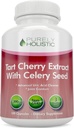 Tart Cherry Extract Capsules 1,000mg - 180 Capsules, 3 Month Supply - Blend with Tart Cherry and Celery Seed Powder