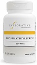 Thérapeutique intégrative Phosphatidylsérine - Supplément de soutien de la fonction cérébrale* - Soutient une réponse au stress sain* - Sans gluten, sans soja et sans lait - 60 softgels (60 portions)
