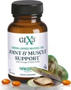 GLX3 Joint Support Extra Strength Omega-3 Supplement de Premium New Zealand Green Lipped Mussel Oil - Confort, flexibilité, récupération musculaire - ETA EPA DHA Omega 3 Capsules de supplément de Haka Life