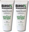 Basix Crème de défense de la peau (Twin Pack) Kigelia Arbre de saucisson africain Soignes Eczema Psoriasis Dermatite Acné Ingrédients naturels pour la peau sèche Itchy Lemon Ginger Plum Rosemary vitamine E Rose Aloe
