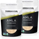 Terrasoul Superfoods Bio Amla Berry Poudre (Amalaki), 2 Lb - Riche en vitamine C antioxydante soutient l'immunité