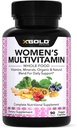 Multivitamine quotidienne 50 Plus pour les femmes végétaliennes avec ingrédients naturels organiques à base d'aliments entiers, Ginger, Maca, Multi-Vitamine B complexe et plus - Support énergétique, système immunitaire Booster -90 capsules