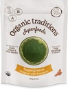 Traditions biologiques Super Greens Poudre Superfood avec Turmeric, Bio Greens Poudre Superfood, 100g/3.5oz Sac
