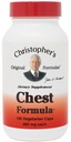 Formules originales de Christopher Formule de poitrine – Soutien immunitaire à l'herbe entière pour les saisons de rhume et de grippe, 460 mg, 100 capsules végétariennes