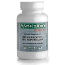 Suppléments santé pour jambes Vasoflex-Forte®. Mélange de vitamine C, d'extrait de racine à balai du boucher et d'héspéridine. Vitamine C et supplément d'extrait de racine d'herbe aide à maintenir la santé des jambes. 90 gélules